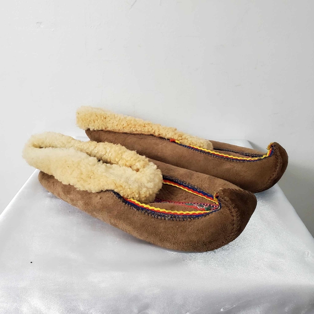 Vintage Leather Handmade Moccassin